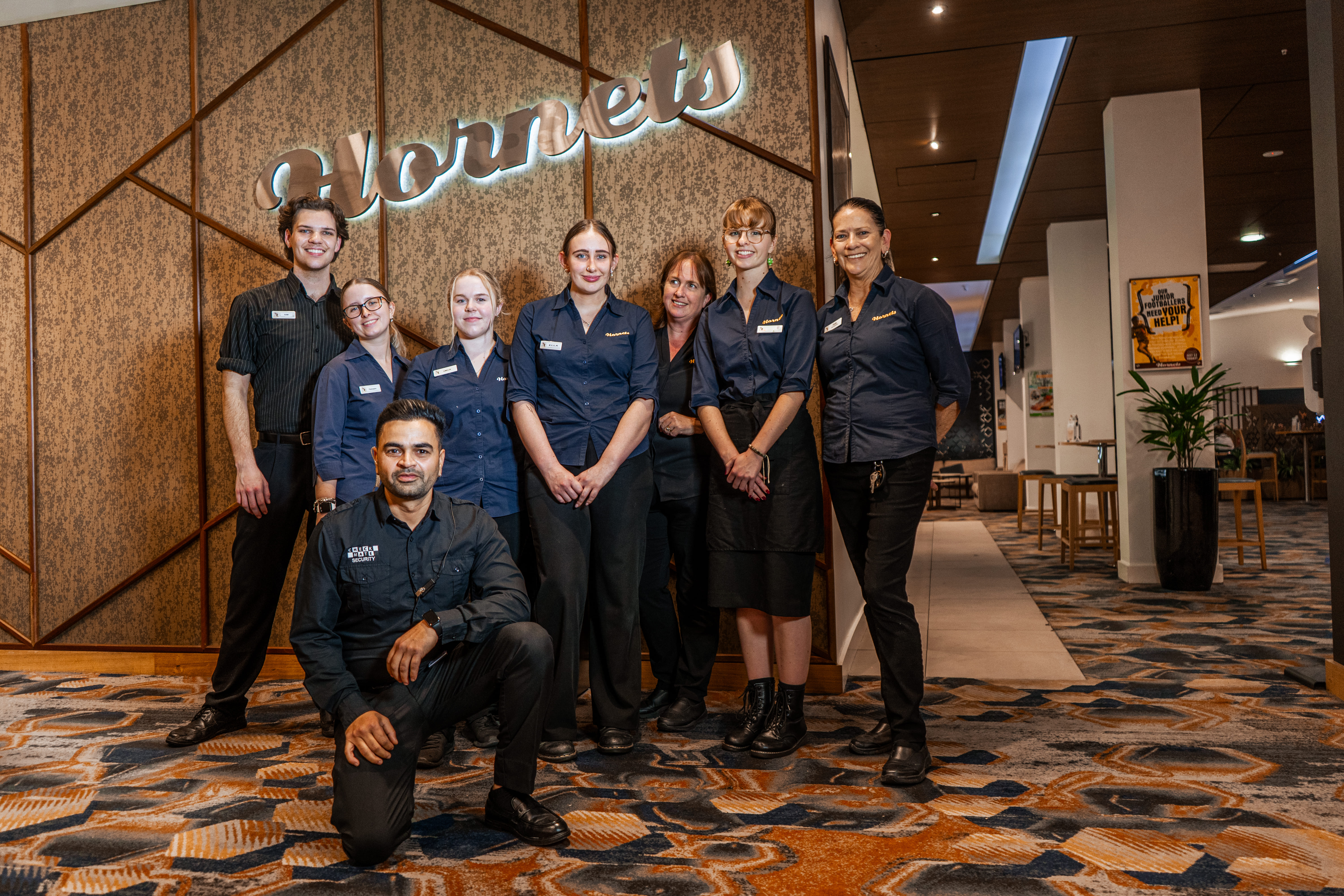 Group photo of Checkmate Security staff